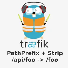 traefik logo with PathPrefix example